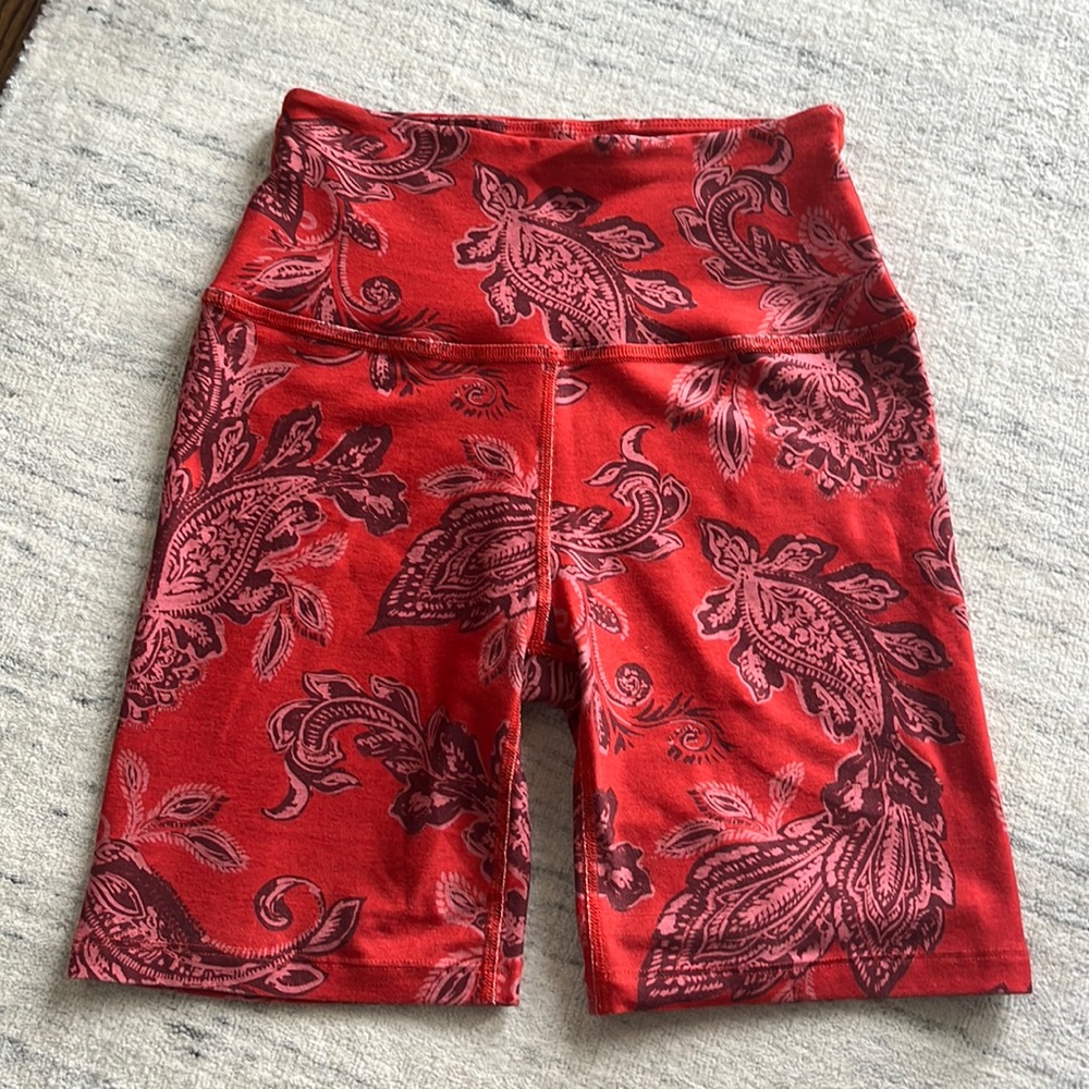 Beyond Yoga Paisley Biker Shorts
